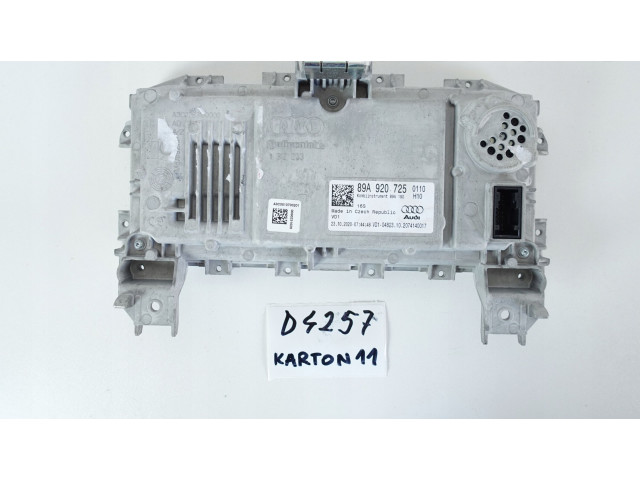 Спидометр (приборный щиток) LICZNIK VIRTUAL ZEGARY LCD AUDI E-TRON Q4 89A 89A920725   Audi Q4 Sportback e-tron      