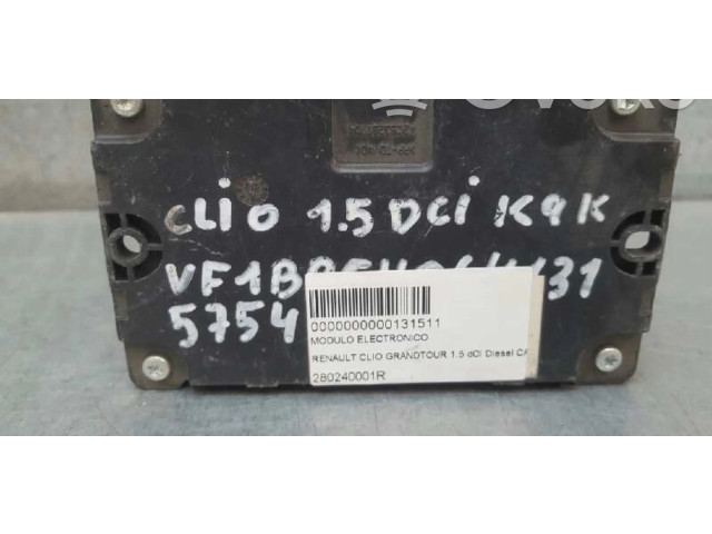 Блок управления двигателя 280240001R Renault Clio I