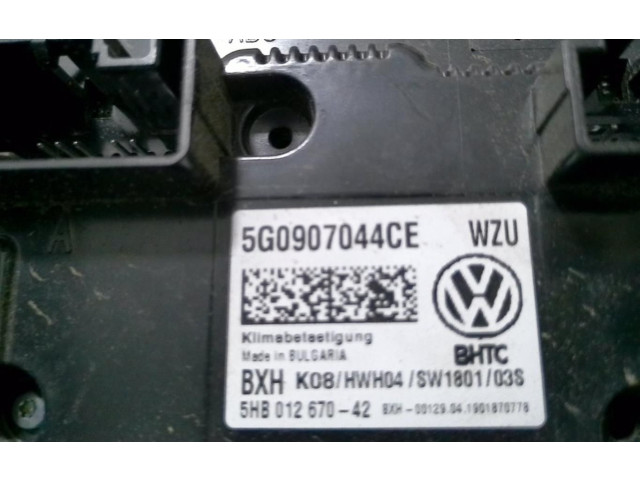 Блок управления климат-контролем 5G0907044CE   Volkswagen Golf VII