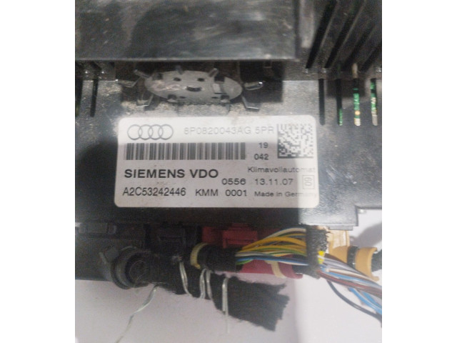 Блок управления климат-контролем    Audi A3 S3 A3 Sportback 8P