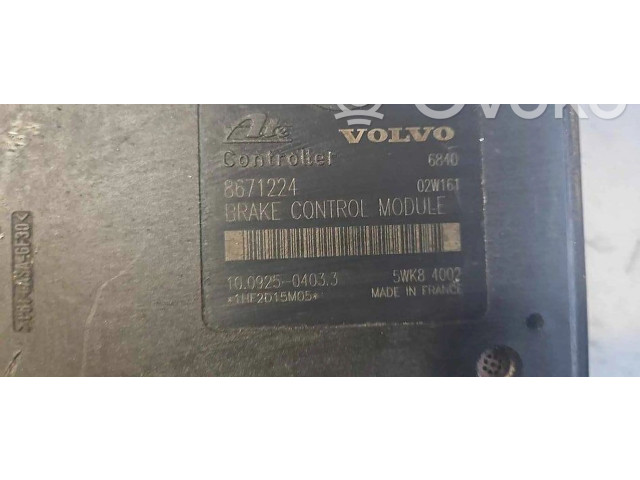 Блок АБС 8671224, 10092504033   Volvo  XC90  2003 - 2006 года