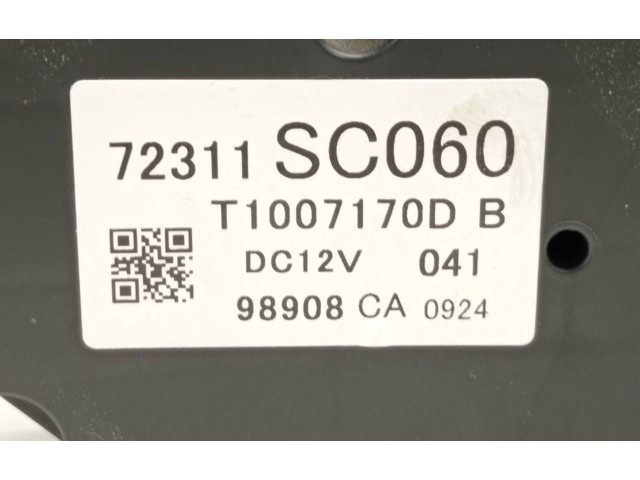 Модуль блока управления кондиционером 72311SC060, T1007170DB Subaru Forester SH