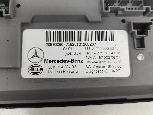 Блок комфорта A2059006047, A2059014718 Mercedes-Benz GLC X253 C253