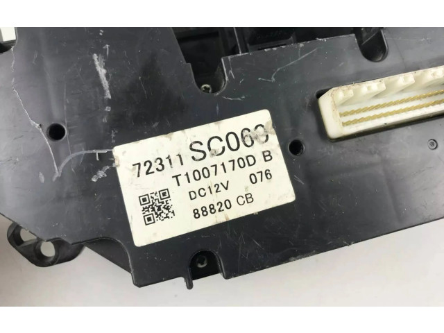 Блок управления климат-контролем 72311SC060   Subaru Forester SH