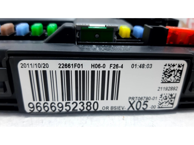 Pojistková skříňka 9666952380, 131810 Citroen C3 Picasso 2010