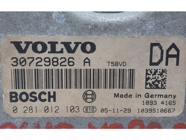 Блок управления двигателя 0281012103, 160213   Volvo XC90