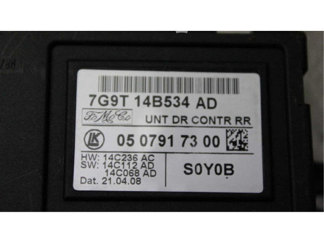 Блок управления 7G9T14B534AD, 0507917300 Ford Galaxy
