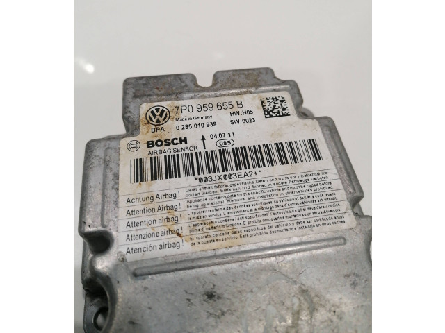 Блок подушек безопасности 7P0959655B, 0285010939   Porsche Cayenne (92A)
