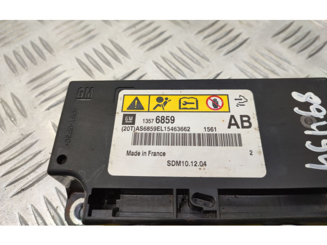 Блок подушек безопасности 13576859   Opel Meriva B
