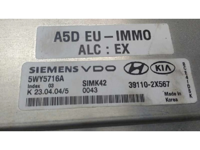 Řídící jednotka 391102X567, CENTRALITAMOTORUCE KIA Rio