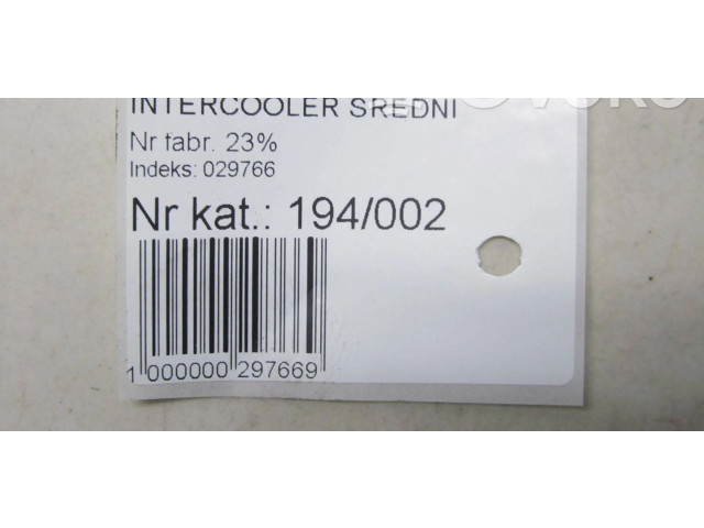 Интеркулер 31338236, 100246193 Volvo S60