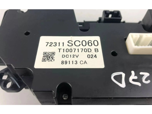 Блок управления климат-контролем 72311SC060 Subaru Forester SH