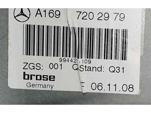 Turbodmychadlo Передний електрический механизм для подъема окна без двигателя A1697202979 Mercedes-Benz A W169