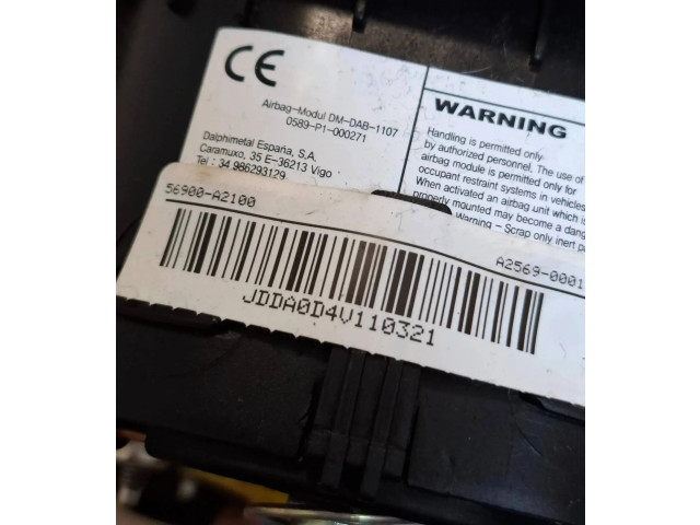 Подушка безопасности водителя 56900A2100, 0589P1000271 KIA Ceed