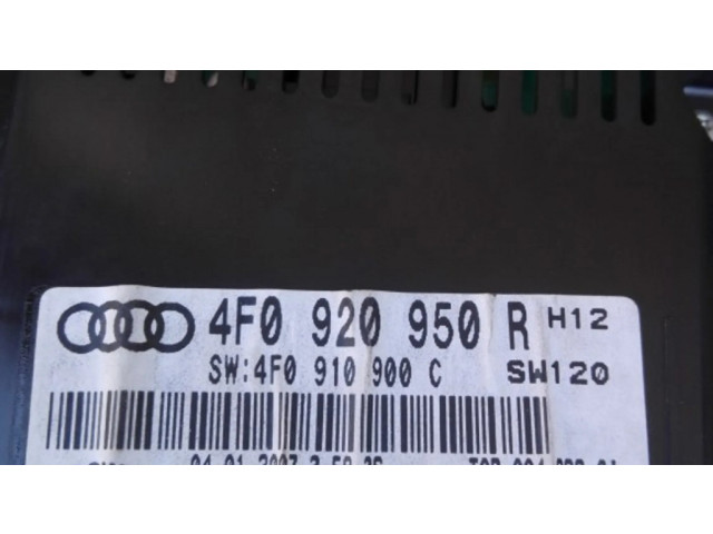 Přístrojová deska  Audi A6 Allroad C6 2007 4F0920950R, 4F0910900C  
