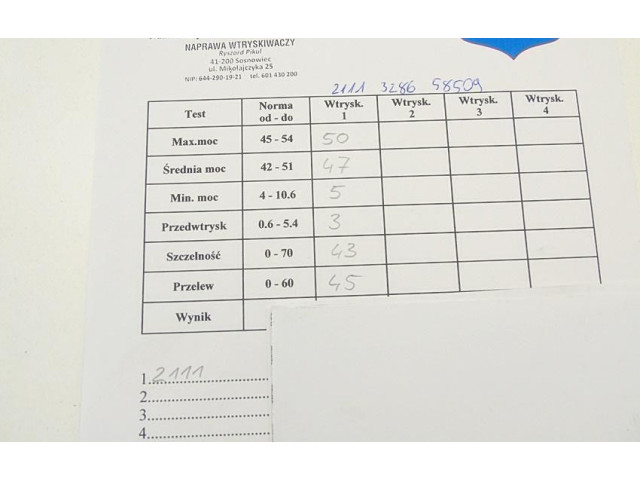 Vstřikovač OE Fiat Punto (199)