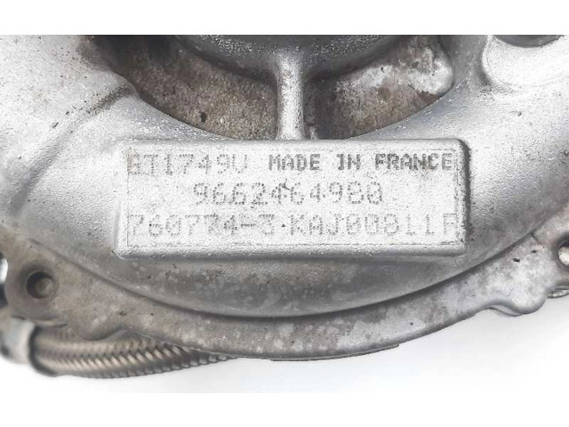  Турбина Volvo C30  9662464900, GT1749V   для двигателя D4204T      