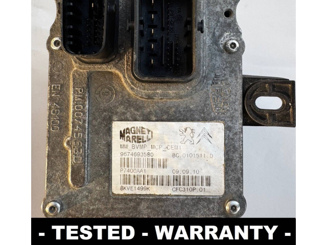 Блок управления коробкой передач 9674693580, BC0101511D Peugeot 508