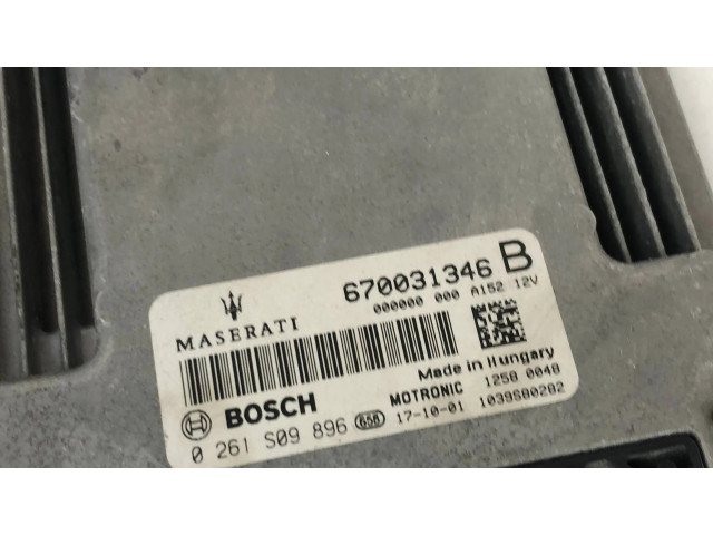 Блок управления двигателя 670031346B, 1039S80282   Maserati Ghibli
