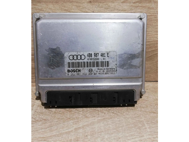 Блок управления двигателем Блок управления 4b0907401e, 281001833 Audi A6 S6 C5 4B