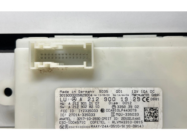 Рулевая рейка  Блок управления без ключа A2129001929, A2129028210   Mercedes-Benz E W212 2009 - 2016 года