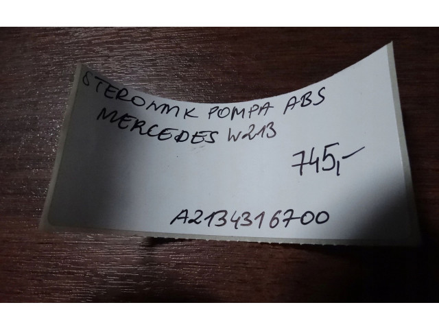 Блок управления ABS A2134316700w213 Mercedes-Benz E W213 2019