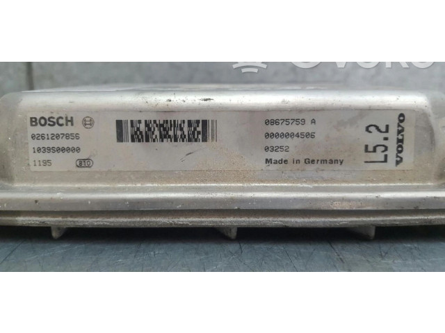 Блок управления двигателем Блок управления 08675759, 08675759 Volvo C70
