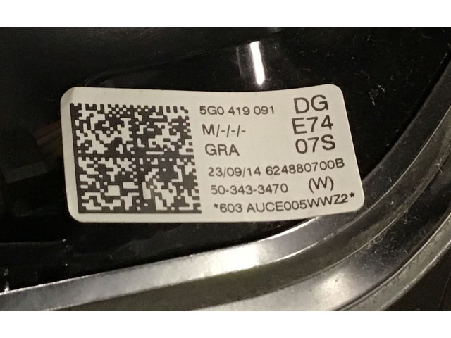 Руль Volkswagen Golf Plus 2005 - 2013 года 5G0419091DG