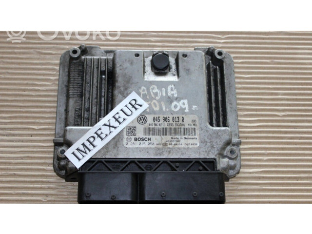 Блок управления двигателя 045906013E, 0281015050 Skoda Fabia Mk2 (5J)
