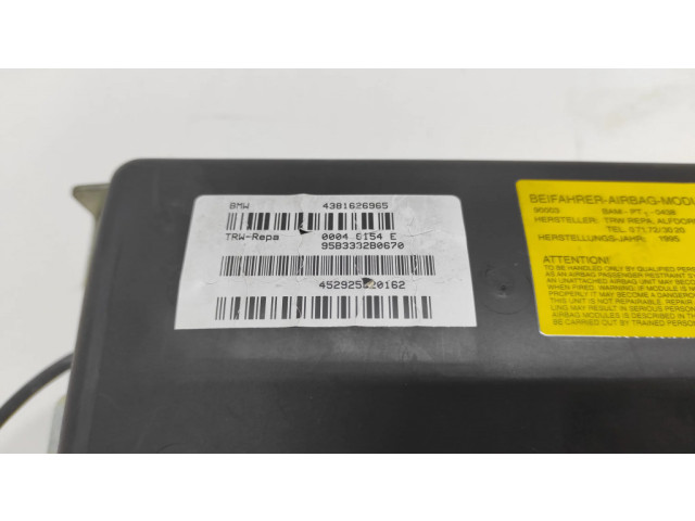 Подушка безопасности пассажира 4381626965, 00046154E   BMW 7 E38