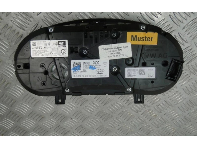 Панель приборов 81A920760C, 81A920760C Audi Q2 -