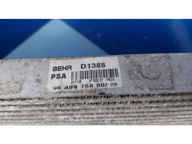 Интеркулер 9649976880, 0384L6 Peugeot 607 0.0