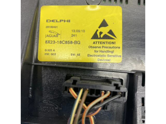 Блок управления климат-контролем 8X2318C858BG Jaguar XF X250