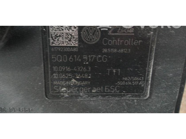 Блок АБС 5Q0614517CG, 10022009984 Volkswagen Golf Sportsvan 2014 - 2020 года