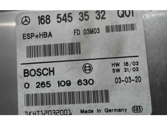 Блок управления АБС 1685453532   Mercedes-Benz A W168