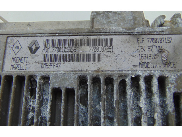 Блок управления двигателя 7700107197 Renault Twingo I