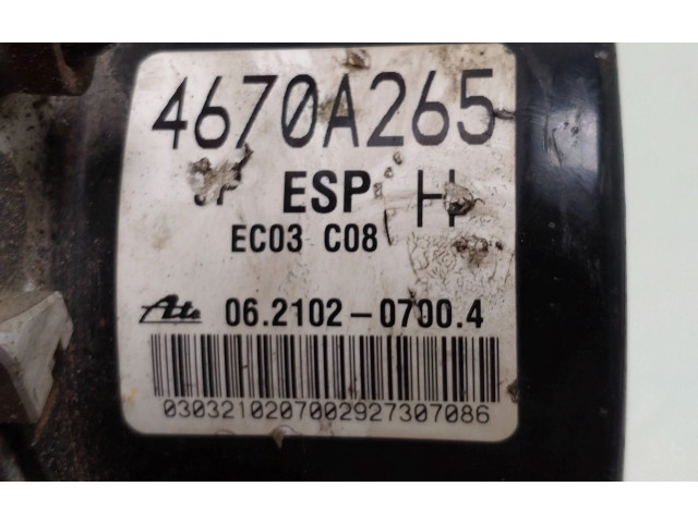 Блок АБС 4670A265 Mitsubishi Lancer VIII 2007 - 2017 года