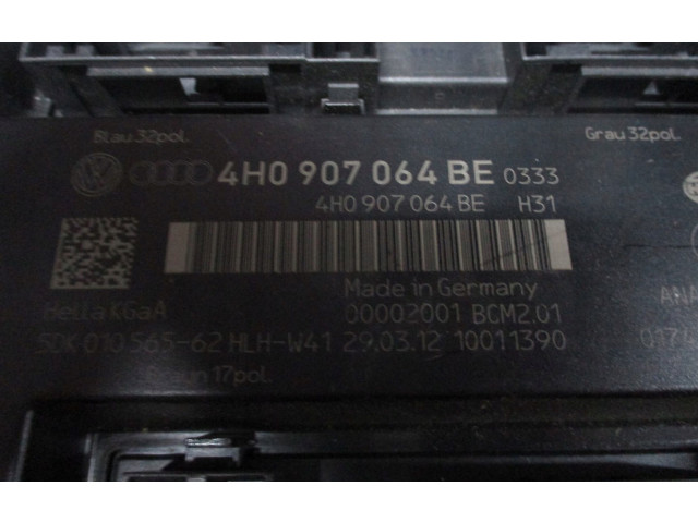 Pojistková skříňka Řídící jednotka BSM 4H0907468C   Audi A8 S8 D4 4H 2011