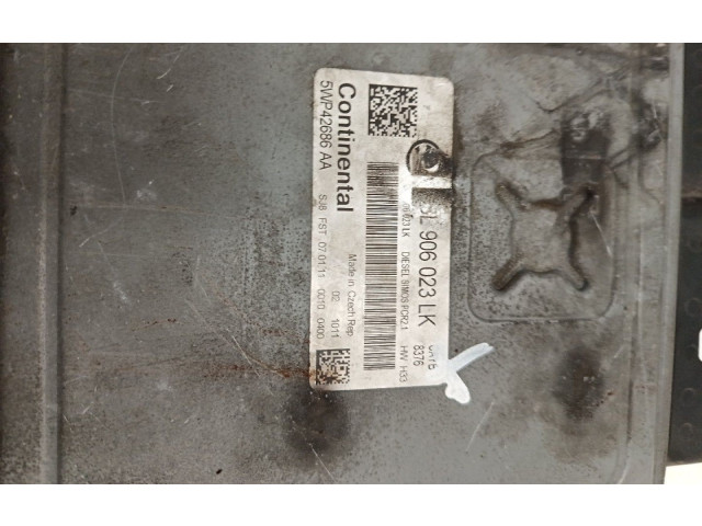 Блок управления двигателя 03L906023LK, 5WP42686AA   Skoda Fabia Mk2 (5J)