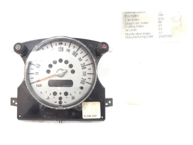 Панель приборов 6211692884, 6211692884   Mini One - Cooper R50 - 53       