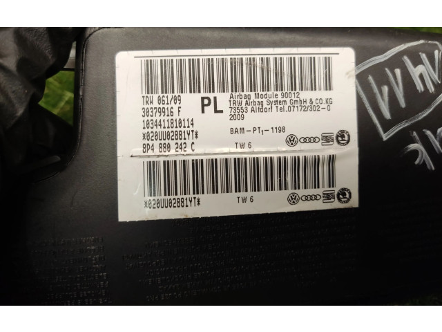 Подушка безопасности в сиденье 8P4880242C, 30379916F   Audi A3 S3 A3 Sportback 8P