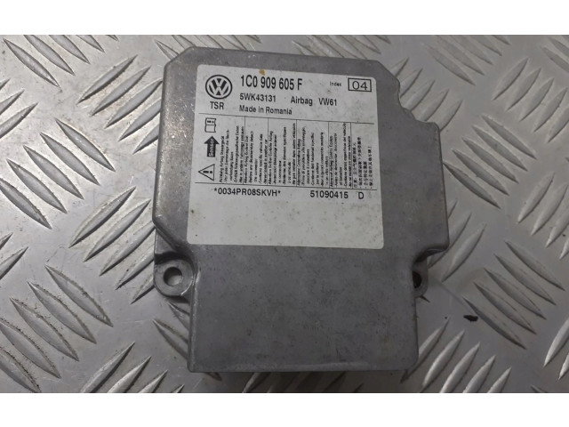 Блок подушек безопасности 1C0909605F   Skoda Fabia Mk2 (5J)