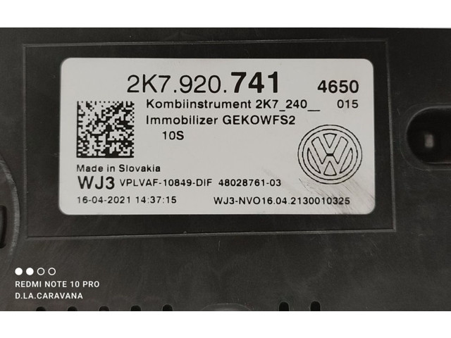 Панель приборов 2K7920741 Volkswagen Caddy