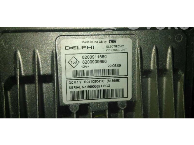 Блок управления двигателем Блок управления 8200911560 Renault Clio I