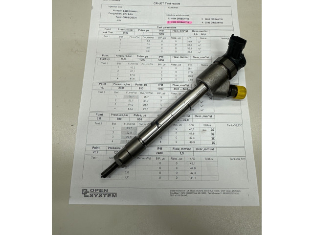 Vstřikovač 0445110955, 982895880 Peugeot 208