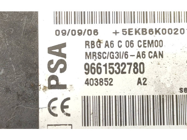 Блок подушек безопасности 9661532780   Citroen C2