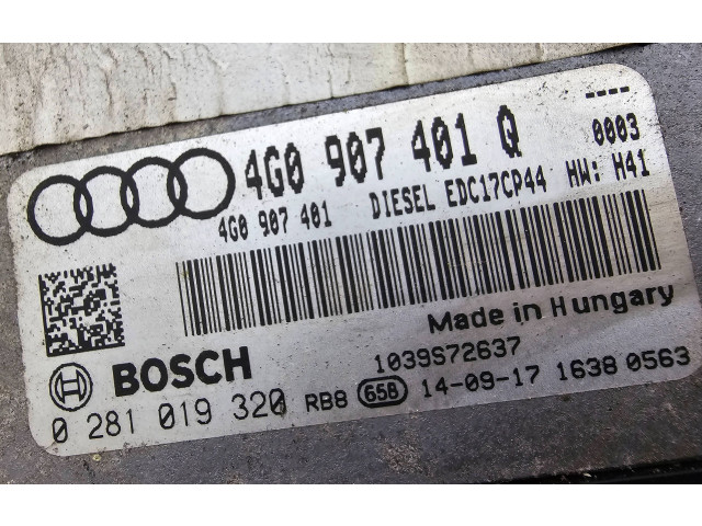 Řídící jednotka 4G0907401Q, 4G0907401 Audi A6 S6 C7 4G 2014