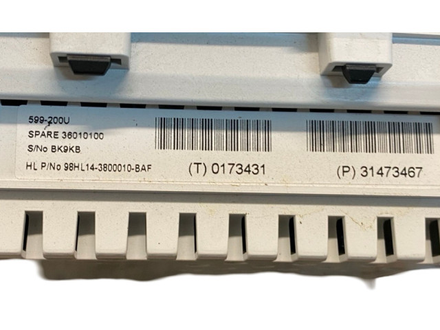 Панель приборов 31473467, 769315620U Volvo S60