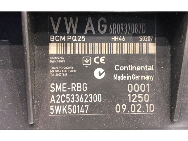 Блок комфорта 6R0937087D   Seat Ibiza IV (6J,6P)   