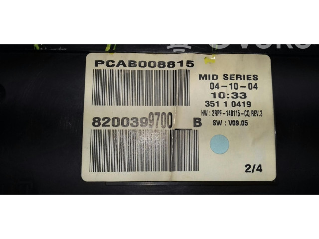 Přístrojová deska Renault Megane II 2004 8200399700